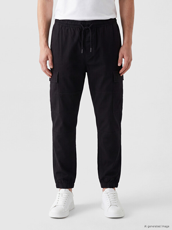 XSIDE Regular Fit Gabardin Erkek Kargo Pantolon