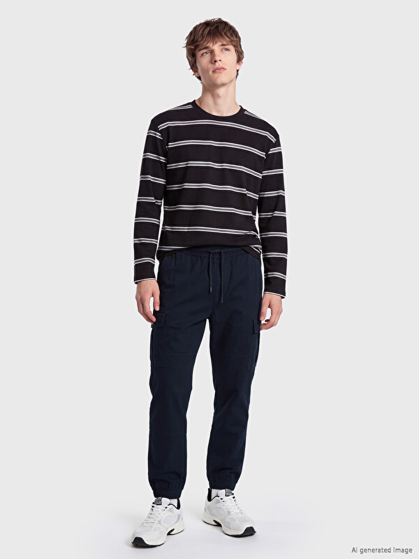 XSIDE Gabardin Erkek Kargo Pantolon
