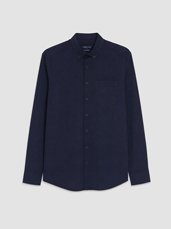 LCWAIKIKI Classic Man Navy Shirt