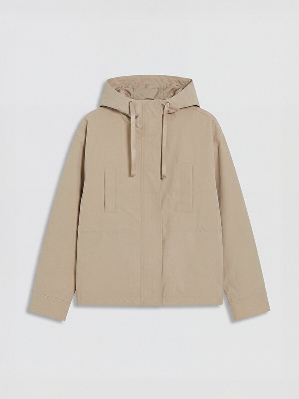 LCWAIKIKI Classic Kapüşonlu Oversize Kadın Yağmurluk