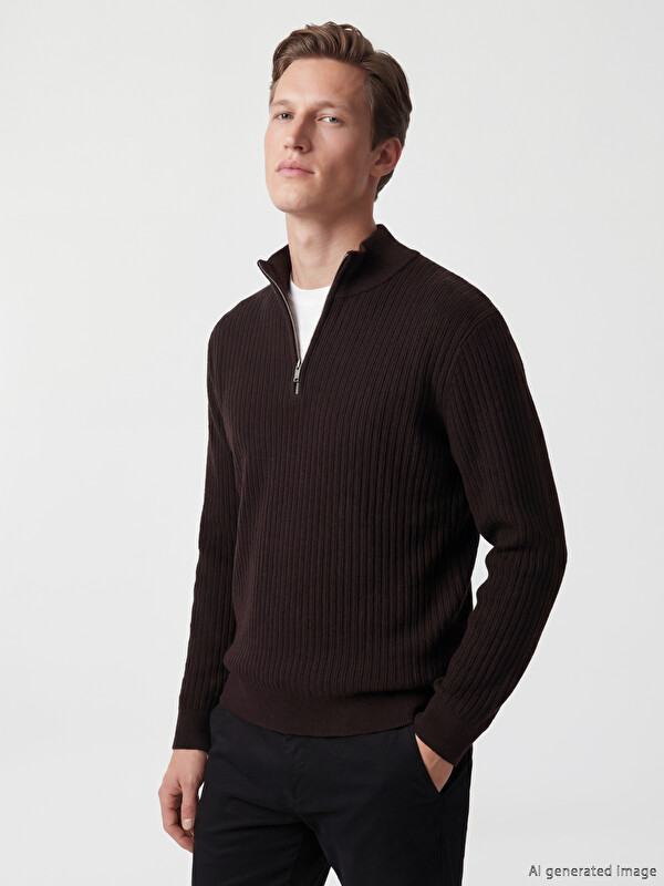 SOUTHBLUE Man Brown Sweater
