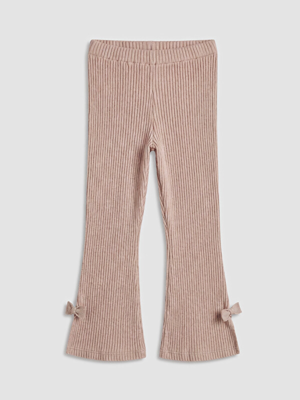 LCW Kids Bow Detailed Flare Girls' Leggings