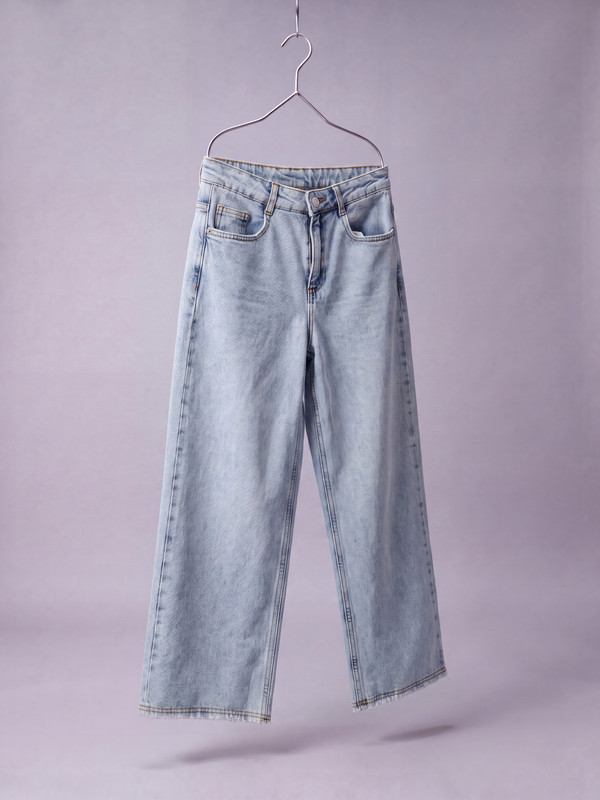 LCW Kids Wideleg Kız Çocuk Jean Pantolon