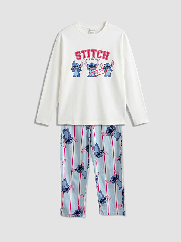 LCW Kids Lilo & Stitch Girls' Pyjamas Set