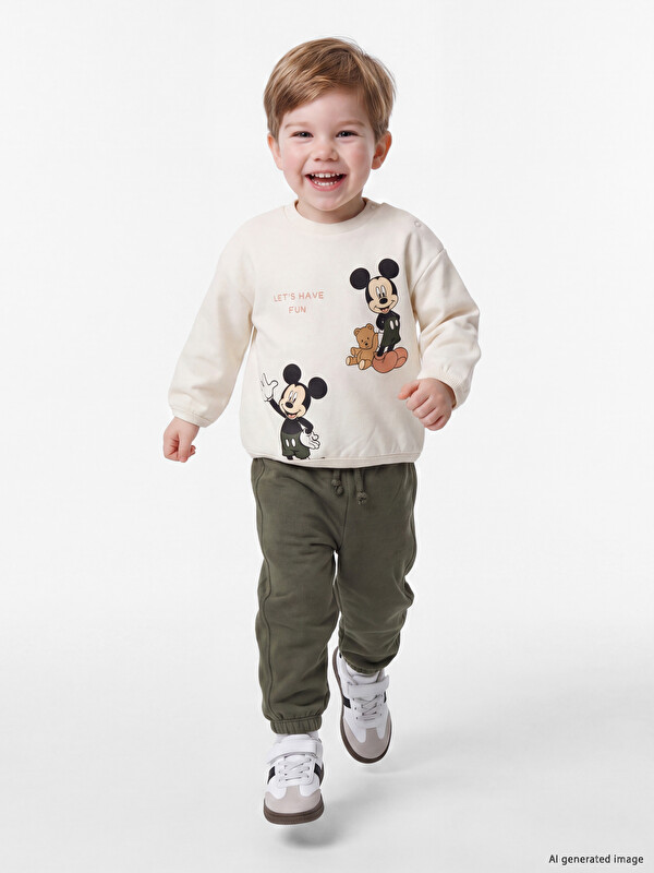 LCW baby Mickey Mouse štampani komplet za bebe dečake