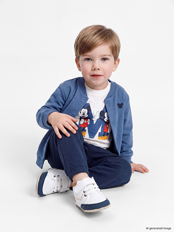 LCW baby Mickey Mouse Erkek Bebek 3'lü Takım