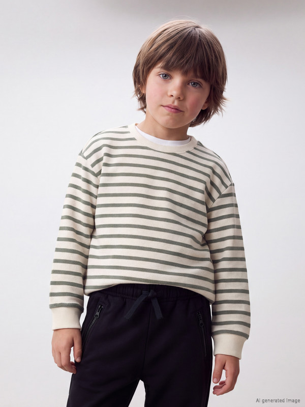 LCW Kids Striped Boys' Long Sleeve T-Shirt