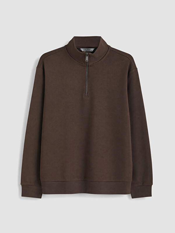 LCW Vision Dik Yaka Erkek Sweatshirt