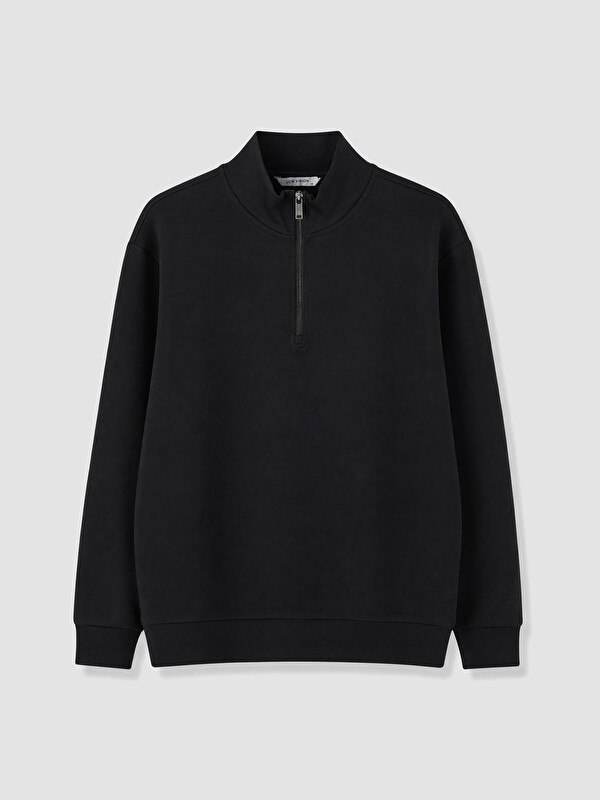 LCW Vision Dik Yaka Erkek Sweatshirt