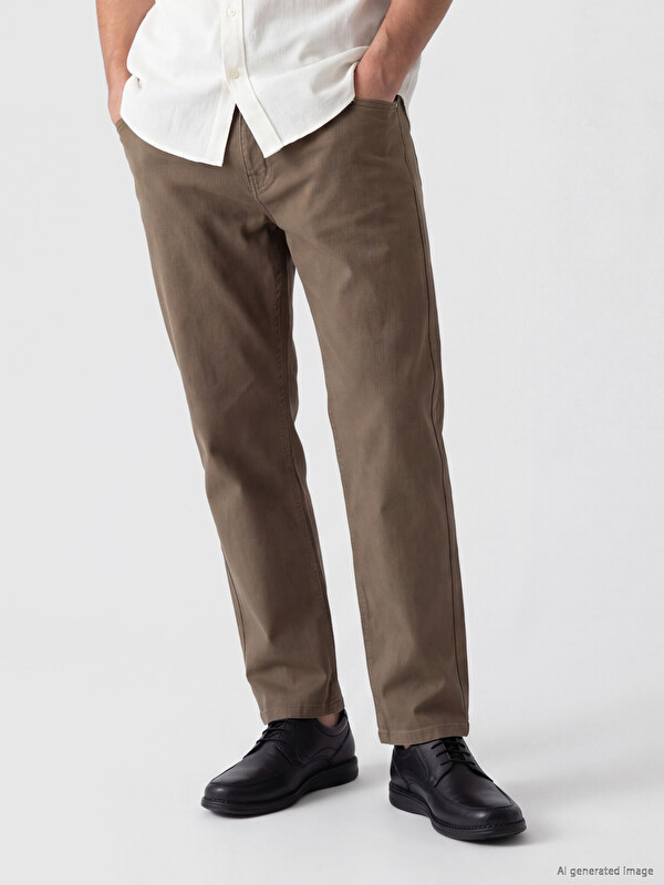 LCWAIKIKI Classic Slim Fit Men's Chino Trousers