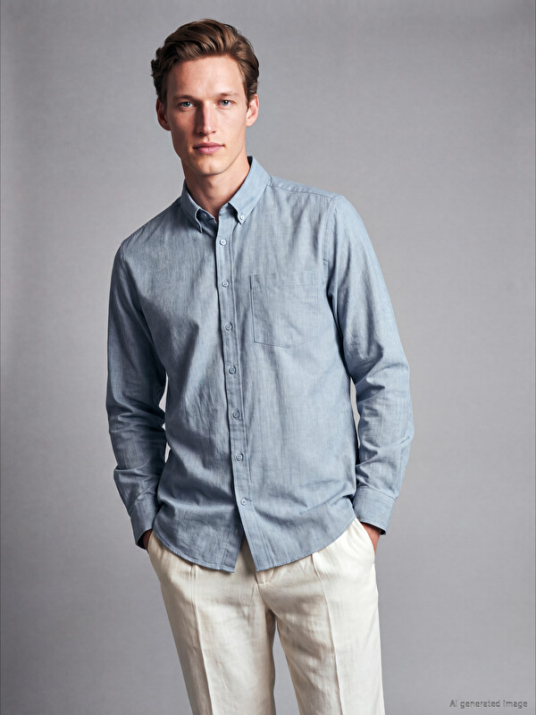 SOUTHBLUE Рубашка Regular Fit для мужчин