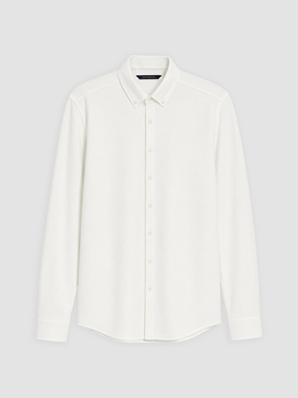 SOUTHBLUE Slim Fit Textured Men's Shirt