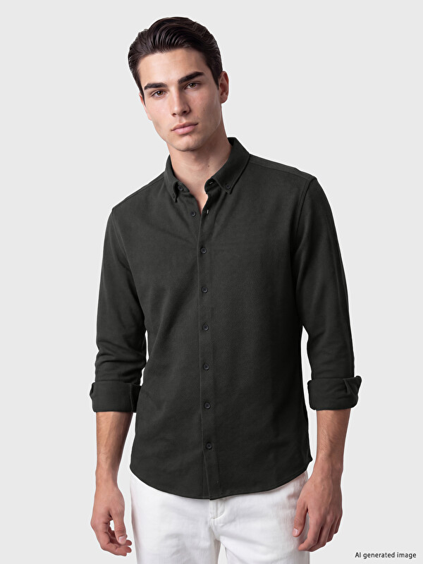 SOUTHBLUE Slim Fit Men's Shirt