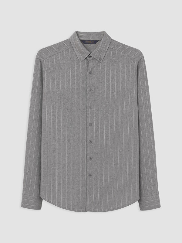 SOUTHBLUE Slim Fit Striped Men's Shirt