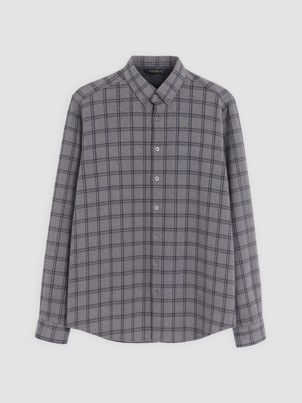 SOUTHBLUE Slim Fit Ekose Erkek Gömlek