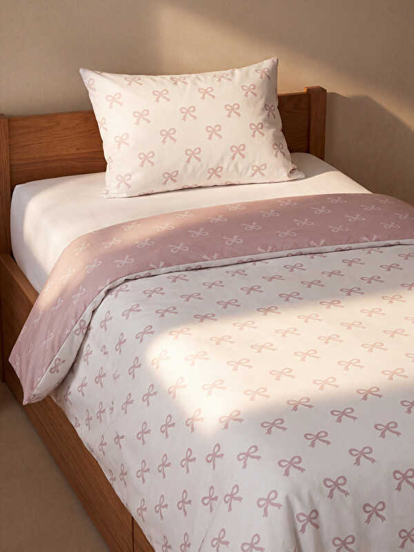 LCW HOME Fiyonk Desenli Tek Kişilik Nevresim Seti