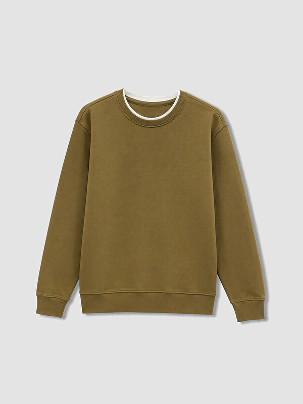 LCW Vision Man Yellow Sweatshirt