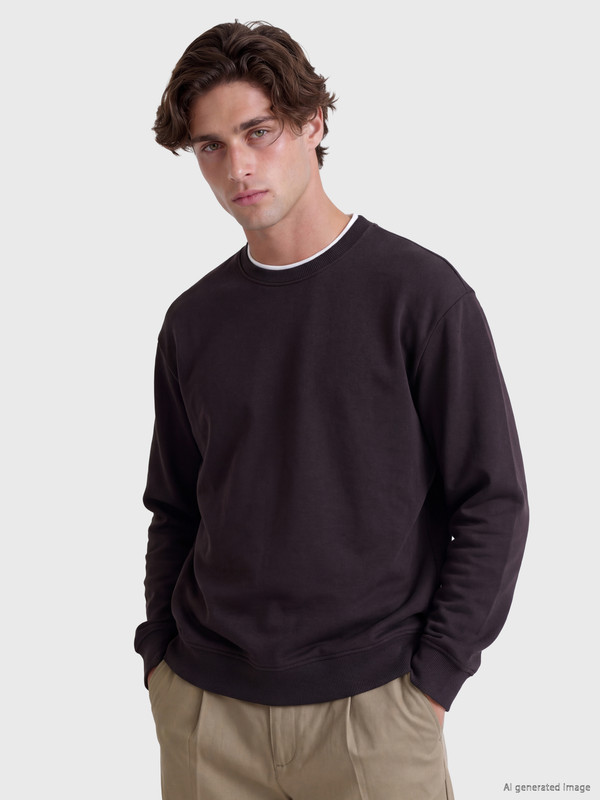 LCW Vision Crew Neck Men's Thick Sweatshirt