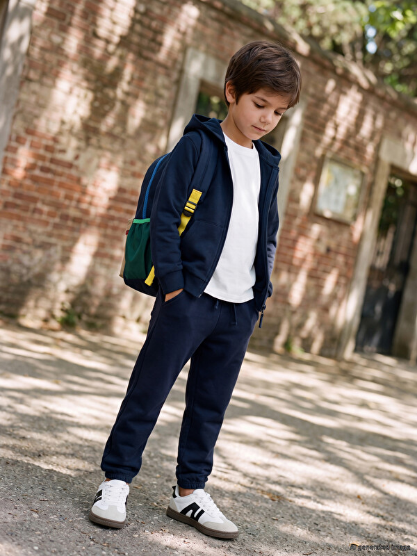 LCW Kids Beli Lastikli Erkek Çocuk Jogger Eşofman Altı
