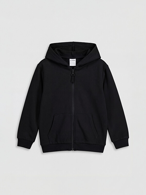 LCW Kids Hooded Boys' Zip-Up Sweatshirt