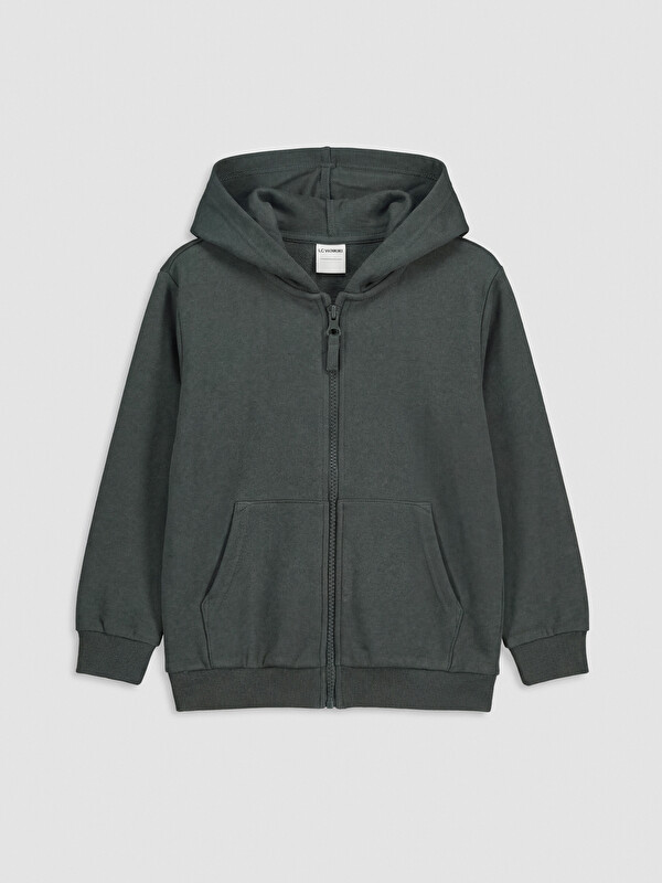 LCW Kids Hooded Boys' Zip-Up Sweatshirt