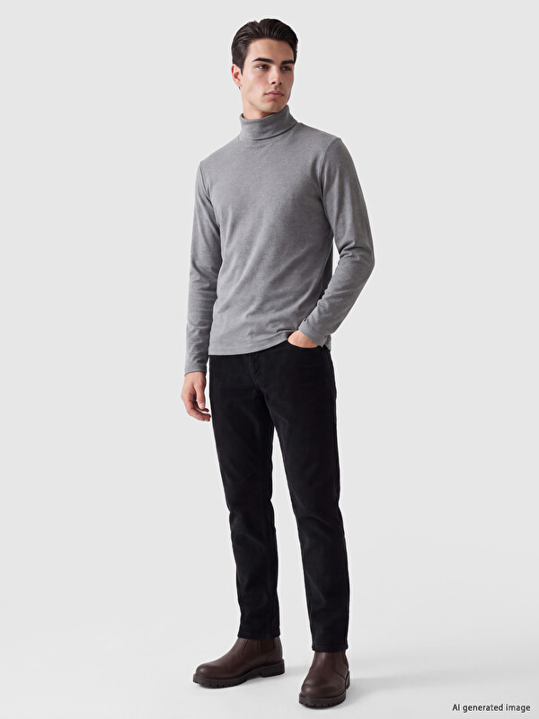 LCWAIKIKI Classic Regular Fit Kadife Erkek Chino Pantolon