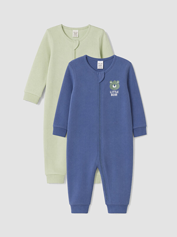 LCW baby Baby Boy Blue Jumpsuit