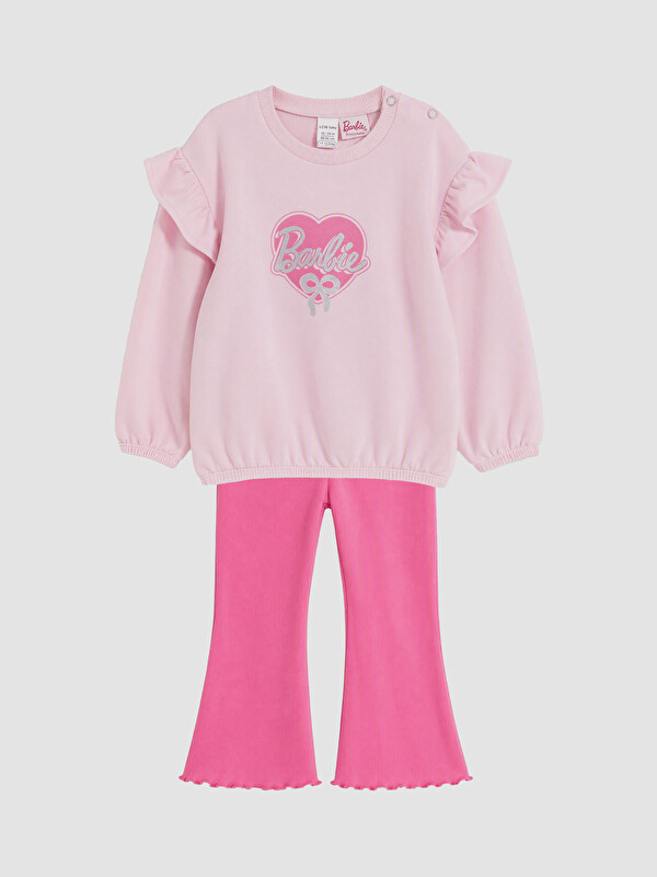 LCW baby طقم بنات رضع مرخّص من Barbie