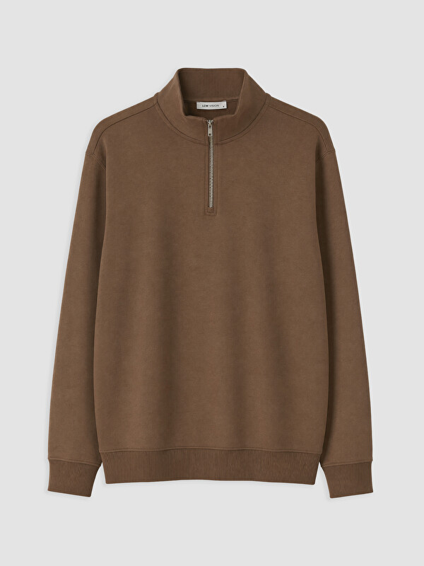 LCW Vision Mock Neck Men's Sweatshirt