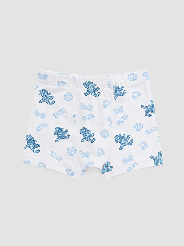 LCW Kids Desenli Erkek Çocuk Boxer