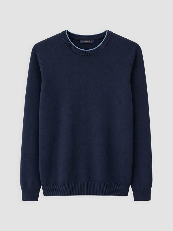SOUTHBLUE Crew Neck Knitwear Men's Sweater