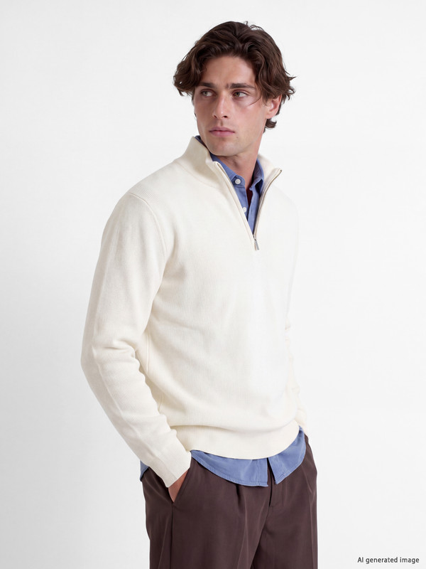 LCW Vision Pulover Tricotat Mock Neck Bărbați