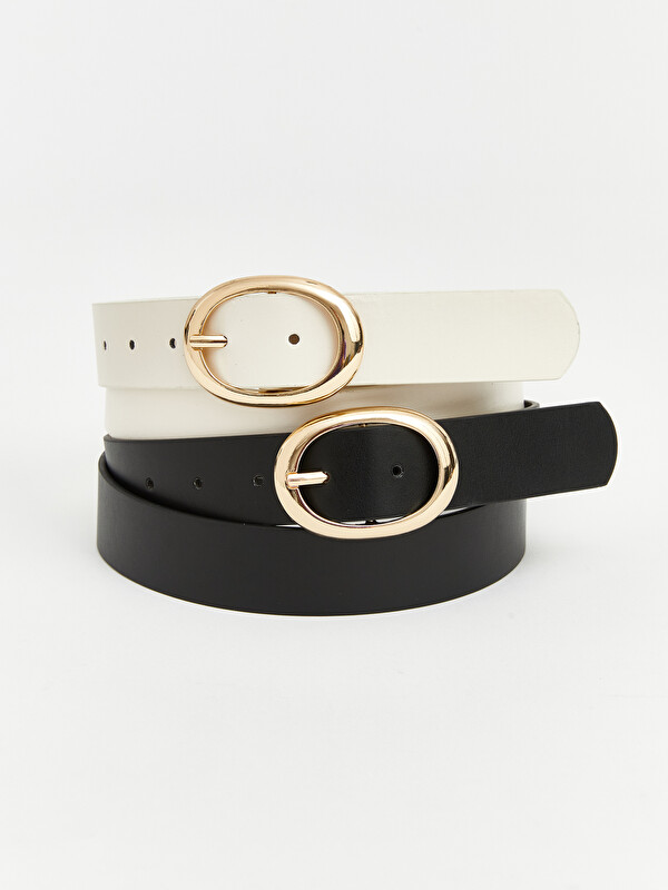 LCW ACCESSORIES Rrip lëkure artificiale 2 Pako për gra