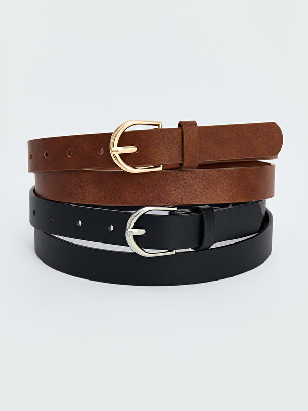 LCW ACCESSORIES طقم حزام نسائي مكون من 2 قطعة