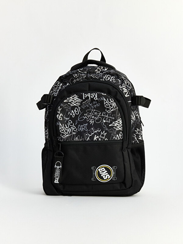 LCW ACCESSORIES Grafiti Desenli Erkek Çocuk Sırt Çantası