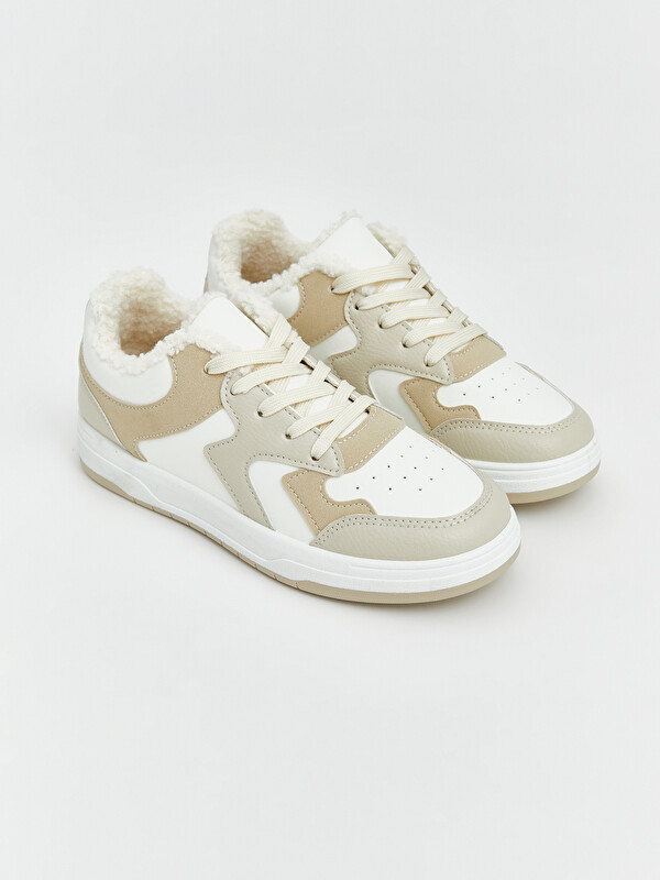 LCW STEPS Pelüş Astarlı Kız Çocuk Sneaker
