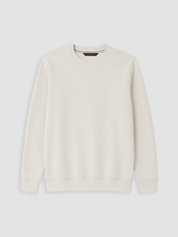 SOUTHBLUE Mashkull Bezhe Sweatshirt