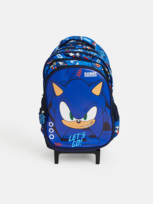 LCW ACCESSORIES Sonic Baskılı Çekçekli Okul Çantası