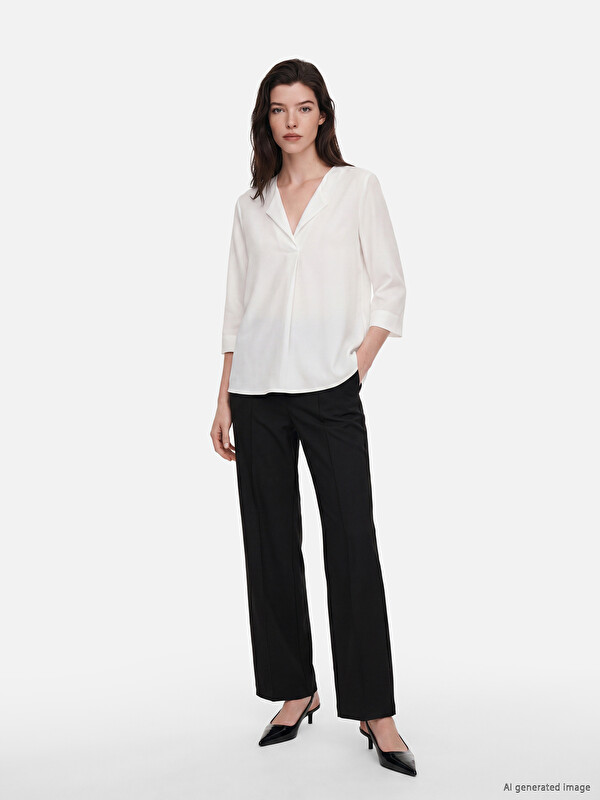 LCW Comfort Femër E Zeze Pantallona