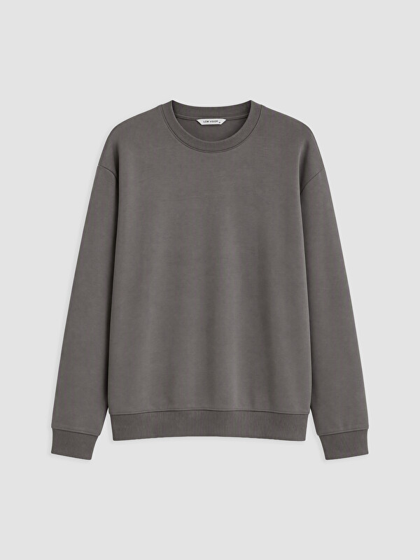 LCW Vision Mashkull Ngjyre Kafe Sweatshirt