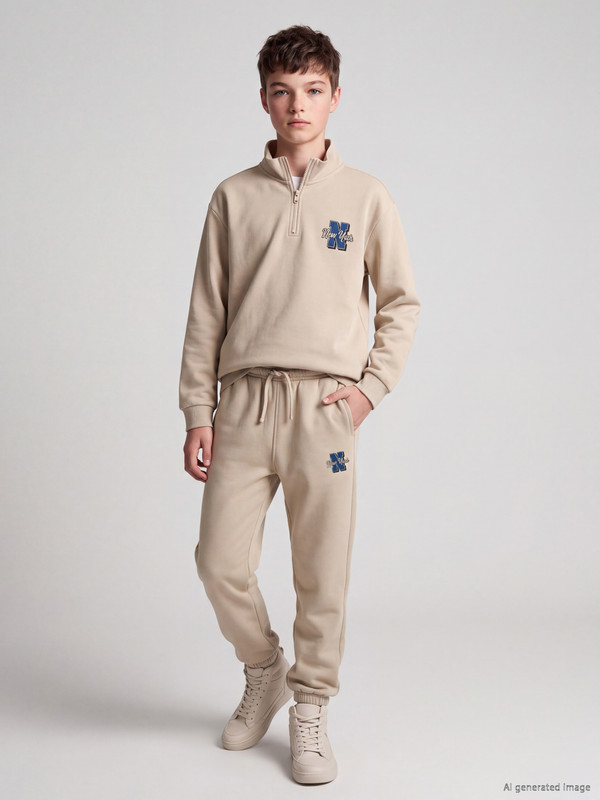 LCW Kids Boy Beige Jogger Sweatpants
