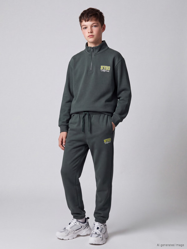LCW Kids Boy Green Jogger Sweatpants