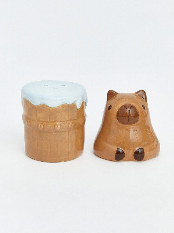 LCW HOME Animal Figured Ceramic Salt Shaker and Pepper Shaker