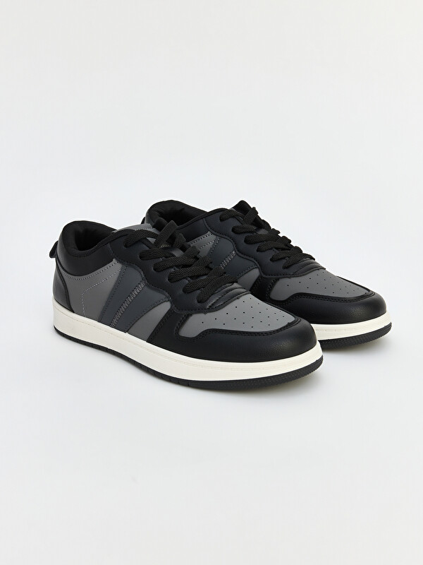 LCW STEPS Faux Leather Men's Sneakers