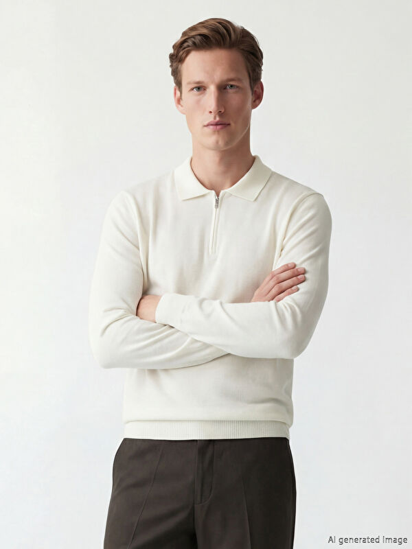 SOUTHBLUE Polo Yaka Erkek Triko Kazak