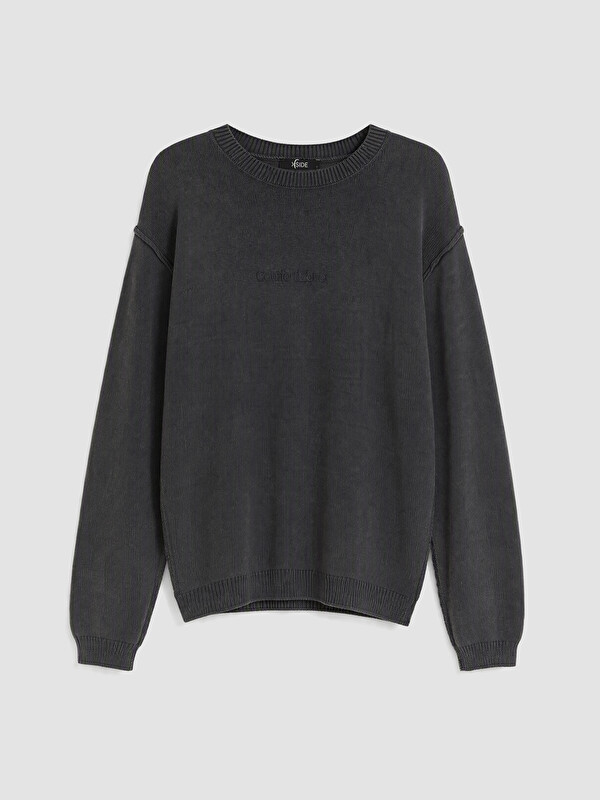 XSIDE Crew Neck Embroidered Men's Sweater