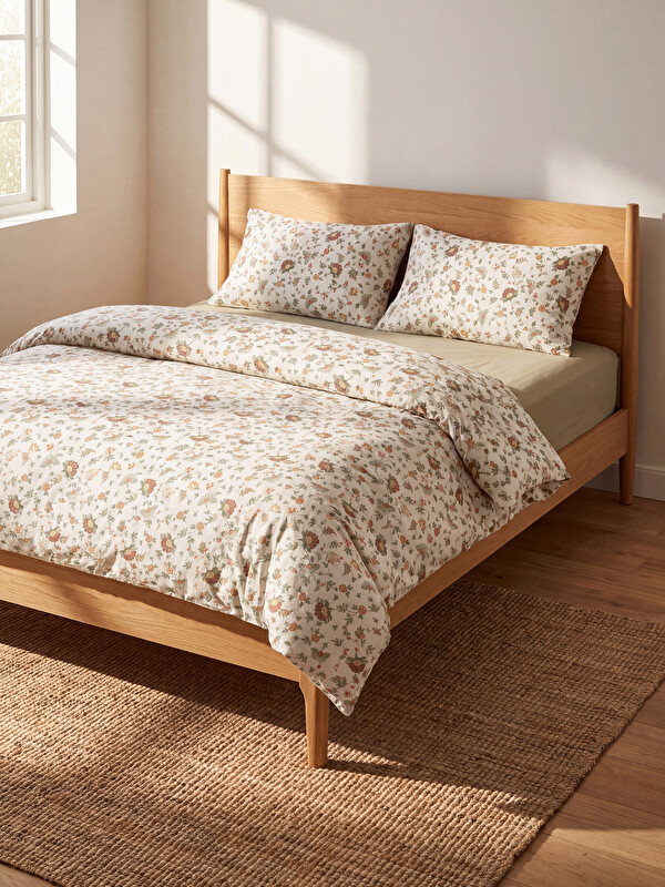 LCW HOME Patterned Double Duvet Cover Set