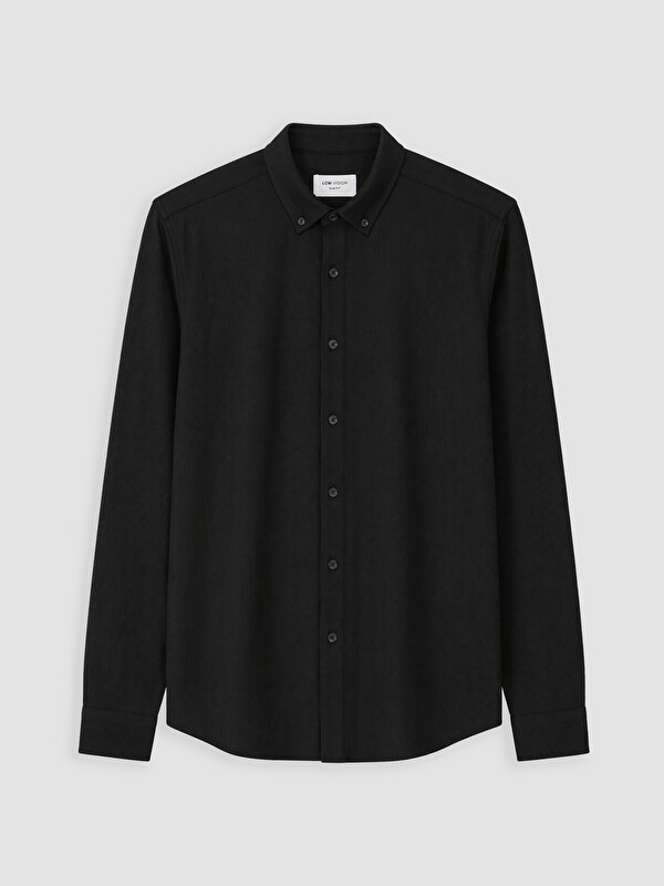 LCW Vision Slim Fit Erkek Dokulu Gömlek