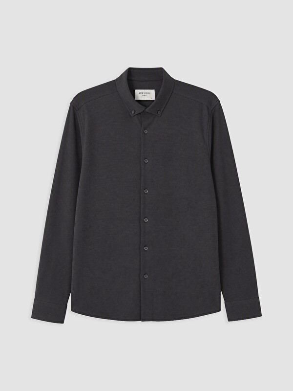 LCW Vision Slim Fit Dokulu Erkek Gömlek