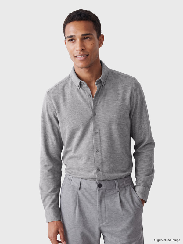 LCW Vision Slim Fit Textured Men's Shirt